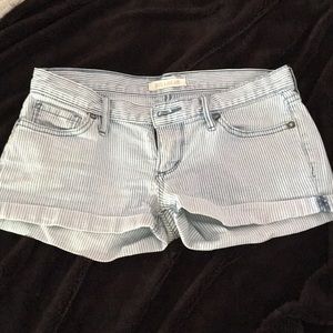 Bullhead jean striped shorts